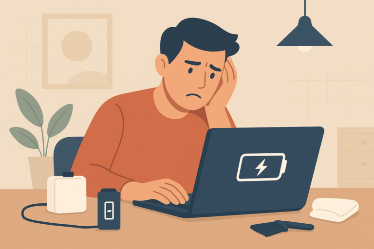 Laptop laadt niet meer op