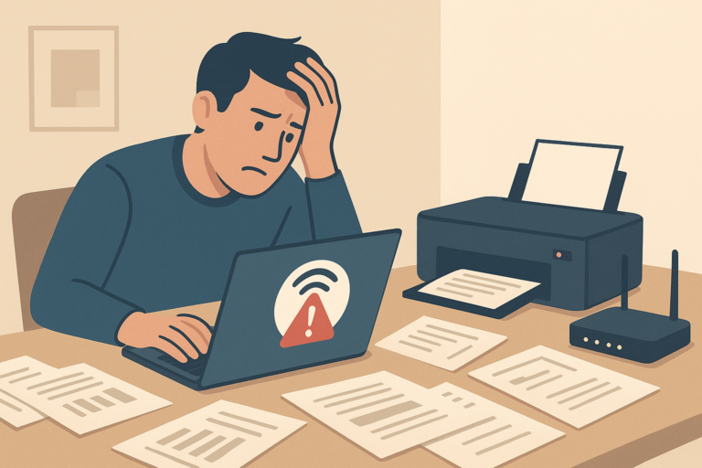Draadloze printer werkt niet meer